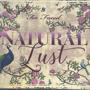 Too Faced Natural Lust Eyeshadow Palette — Purple, Cream, Green Accents